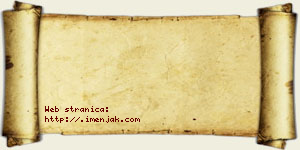 Anđela Bojanić vizit kartica